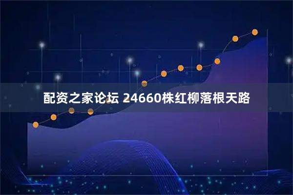 配资之家论坛 24660株红柳落根天路